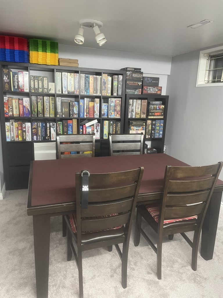 board gaming mat and game collection