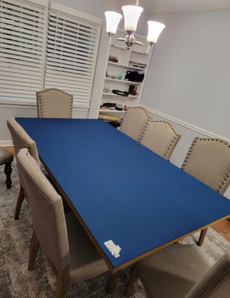 large dining table gaming mat